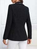 Single - Breasted Lapel Collar Blazer - CELIVINE