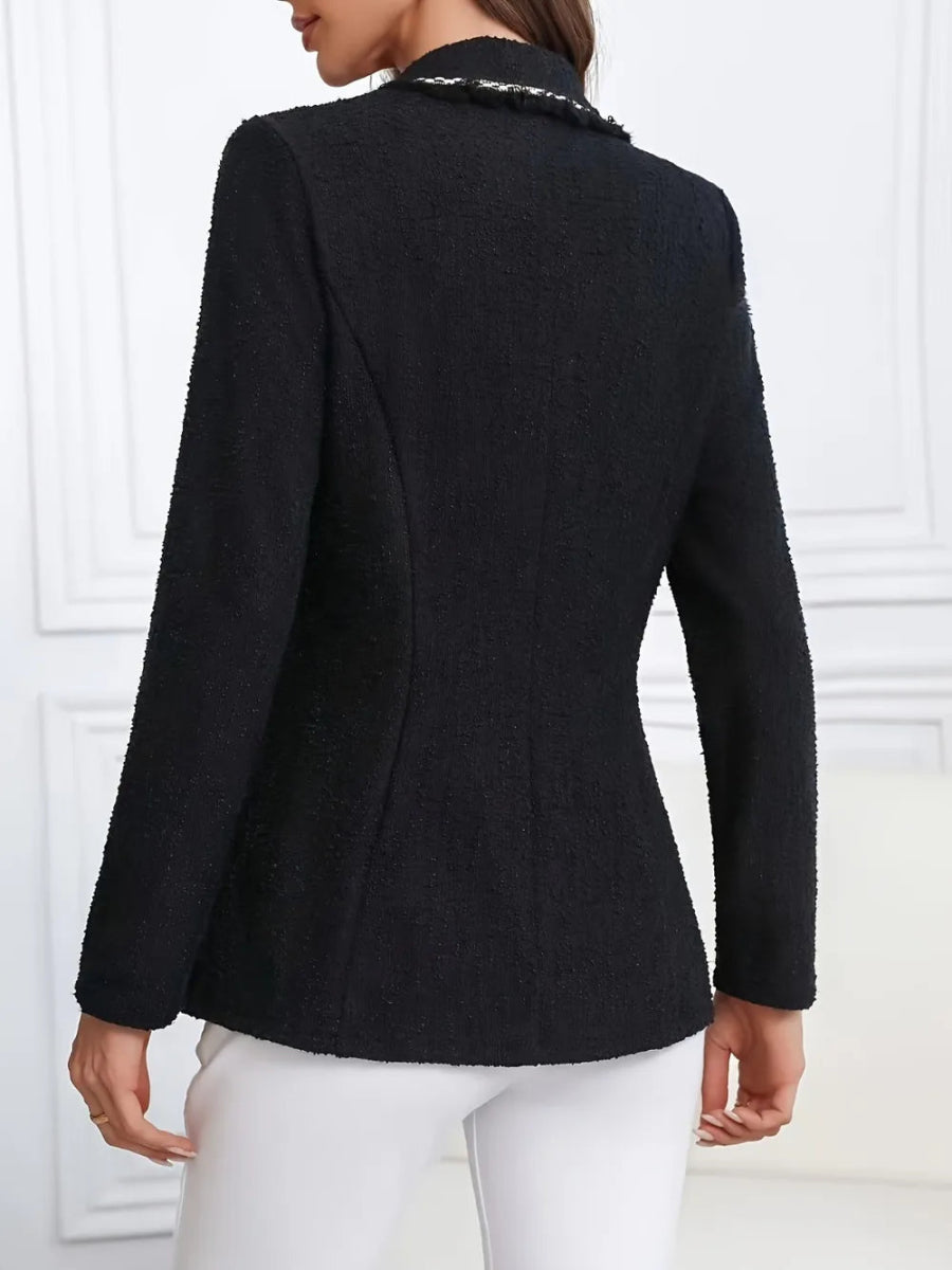 Single - Breasted Lapel Collar Blazer - CELIVINE