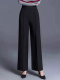 High - Waisted Wide Leg Pants - CELIVINE