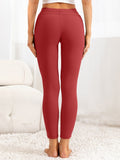 Ribbed Detail Leggings - CELIVINE
