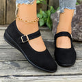 Round Toe Mesh Slip - Ons - CELIVINE