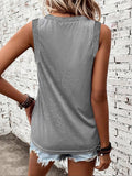 Breathable V - Neck Ribbed - Band Tank Top - CELIVINE
