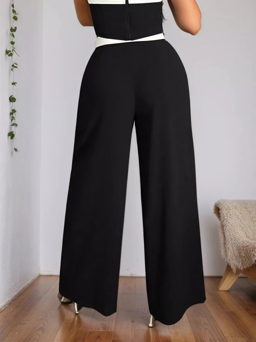 Wide Leg Pants - CELIVINE