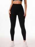 Pocketed High Waist Active Leggings - CELIVINE