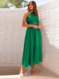 Single Shoulder Midi Dress - CELIVINE
