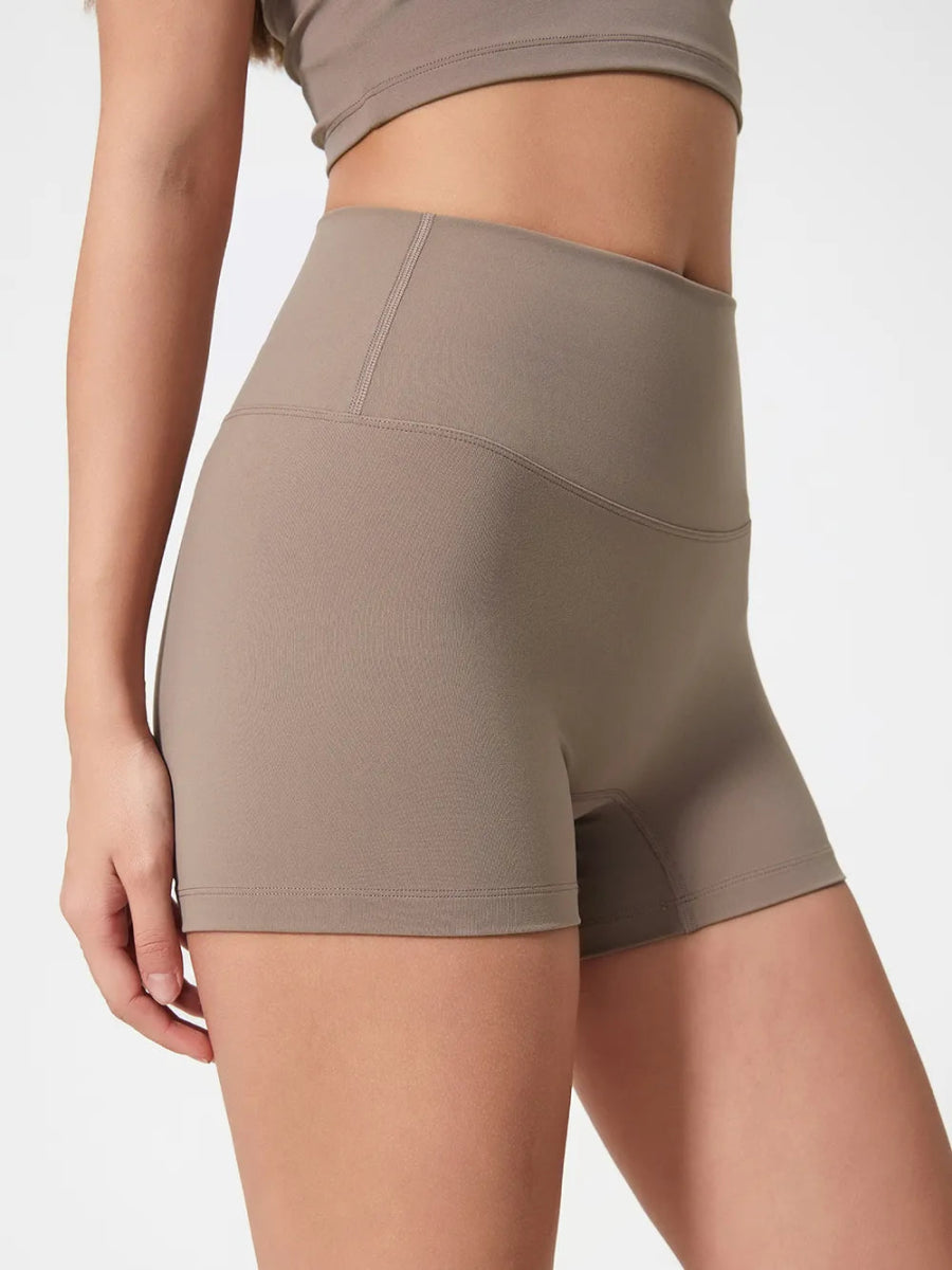 High Waist Active Shorts - CELIVINE