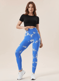 Tie - Dye High Waist Active Leggings - CELIVINE