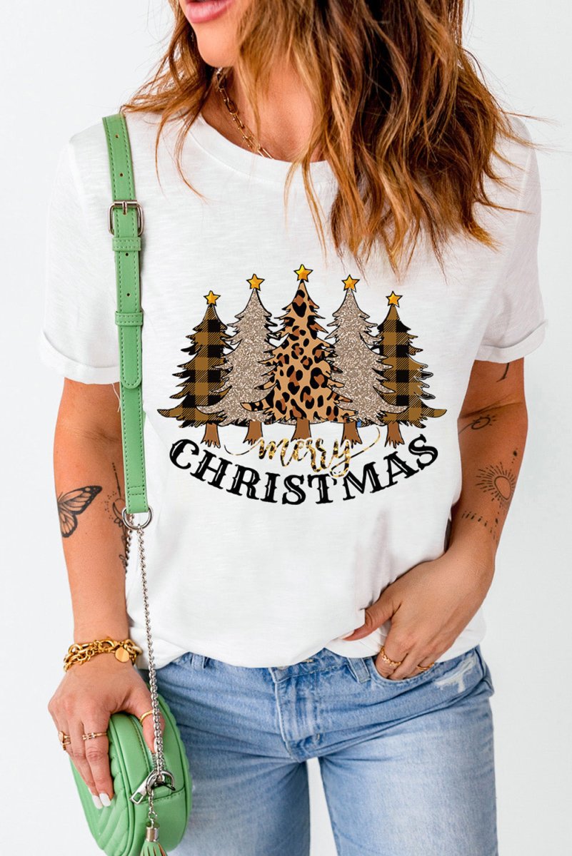 MERRY CHRISTMAS Graphic T-Shirt - CELIVINE