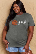 Simply Love Full Size Jack - O' - Lantern Graphic Cotton T-Shirt - CELIVINE