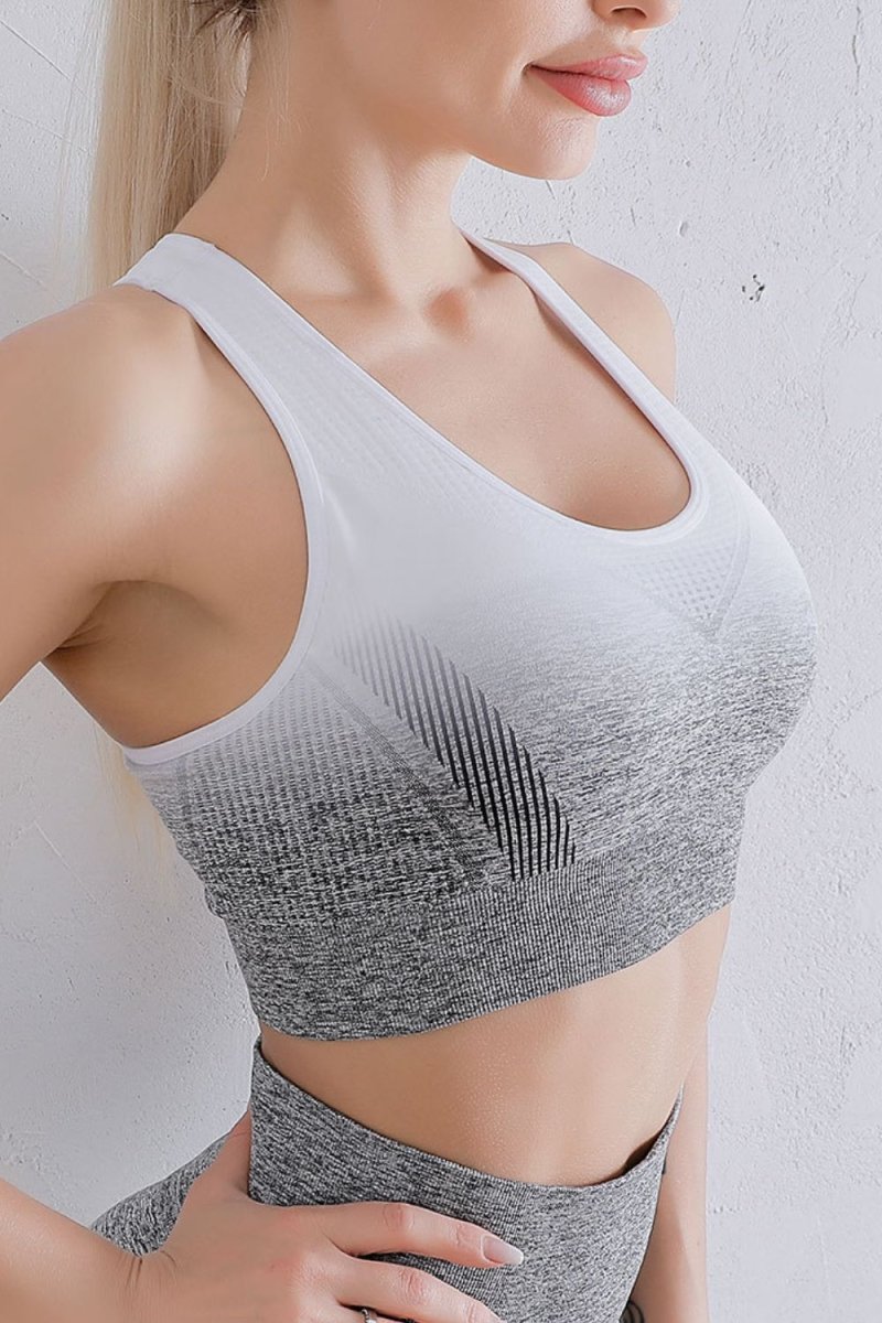 Gradient Racerback Sports Bra - CELIVINE