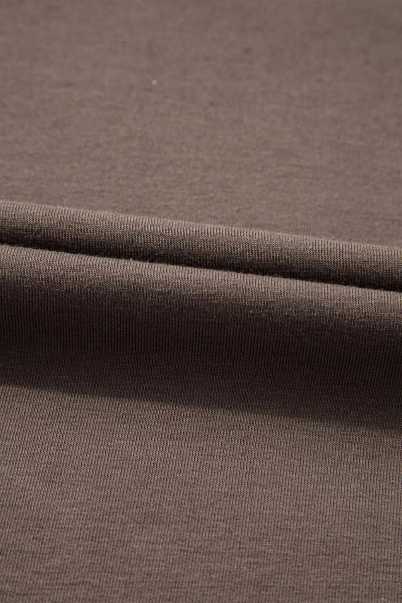 Graphic Crew Neck Western Short Sleeve Tee - CELIVINE