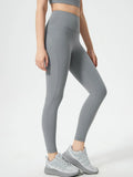 Wide Waistband Active Leggings - CELIVINE