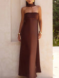 Tube Mermaid Maxi Dress - CELIVINE