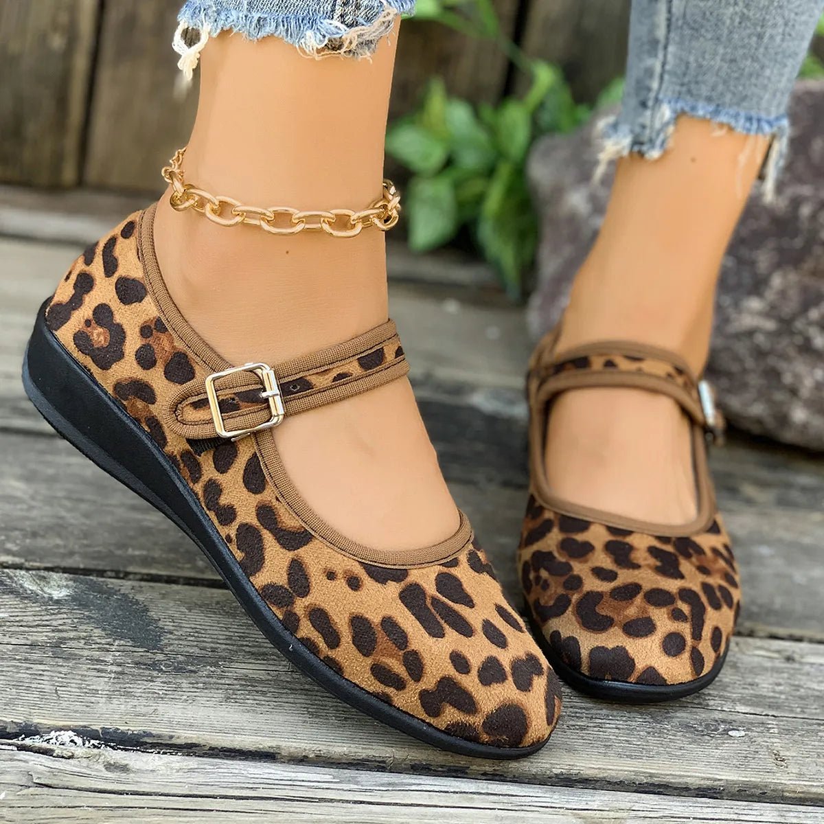 Round Toe Mesh Slip - Ons - CELIVINE