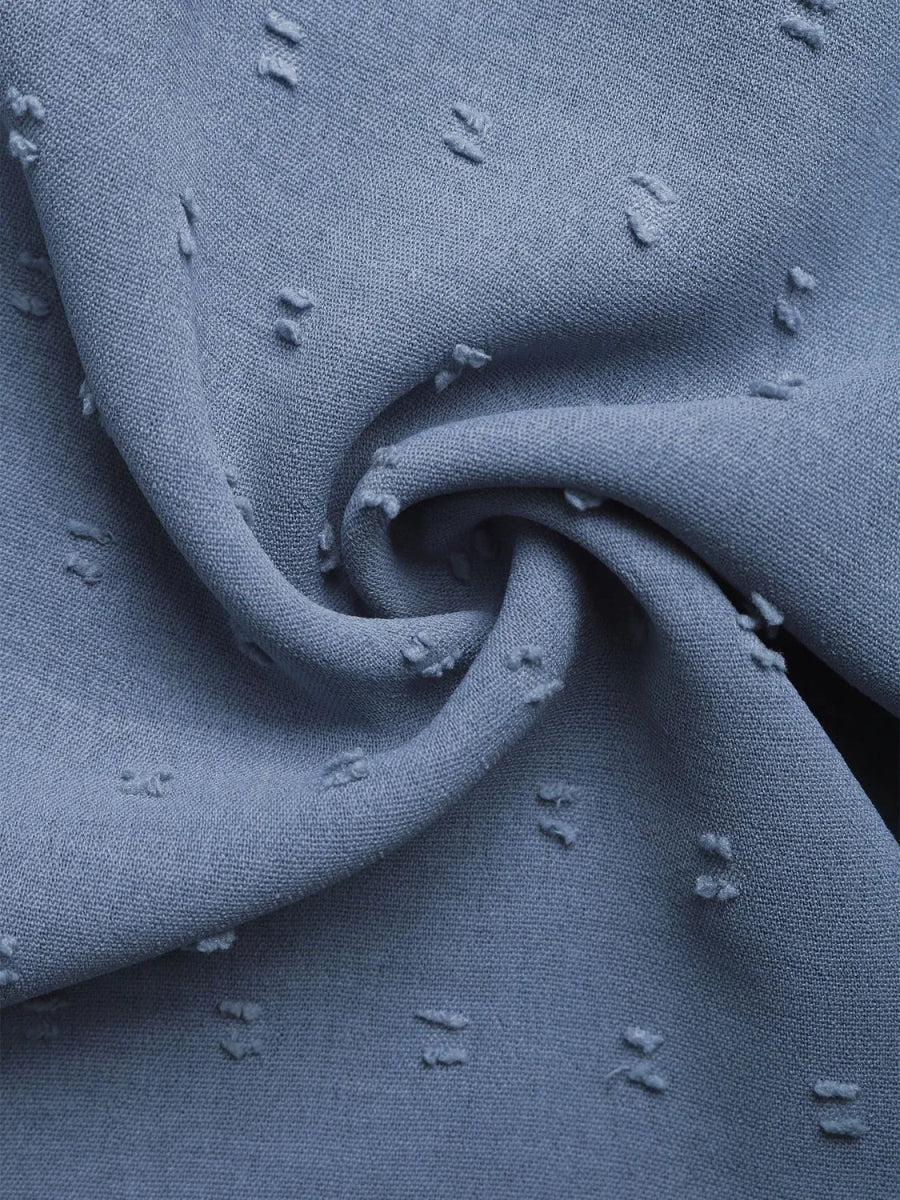 Swiss Dot Lace Up Shorts - CELIVINE