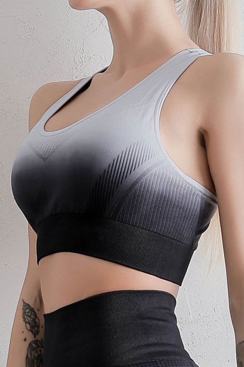 Gradient Racerback Sports Bra - CELIVINE