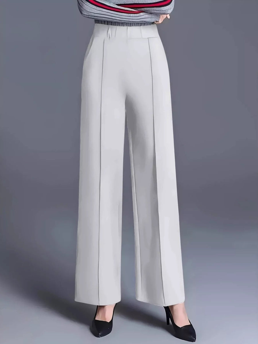 High - Waisted Wide Leg Pants - CELIVINE