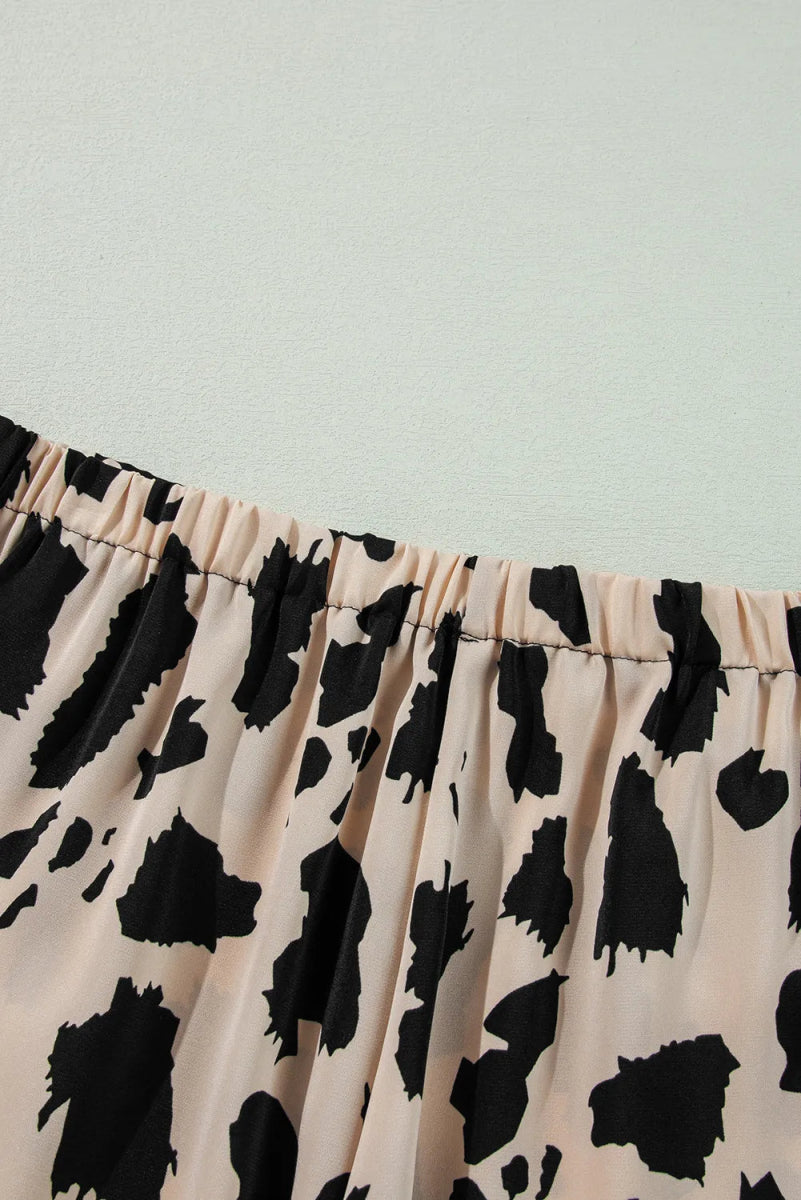 Button Up Long Sleeve Top and Pants Lounge Set - CELIVINE