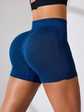 Side Ruched High Rise Active Shorts - CELIVINE