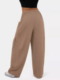 Drawstring Wide Leg Pants - CELIVINE