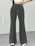 High Waisted Flare Pants - CELIVINE