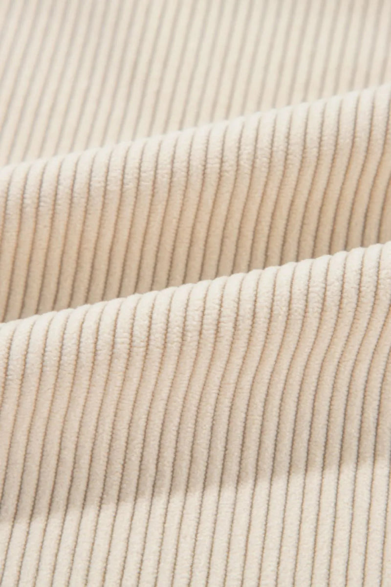 Houndstooth Button Up Long Sleeve Jacket - CELIVINE