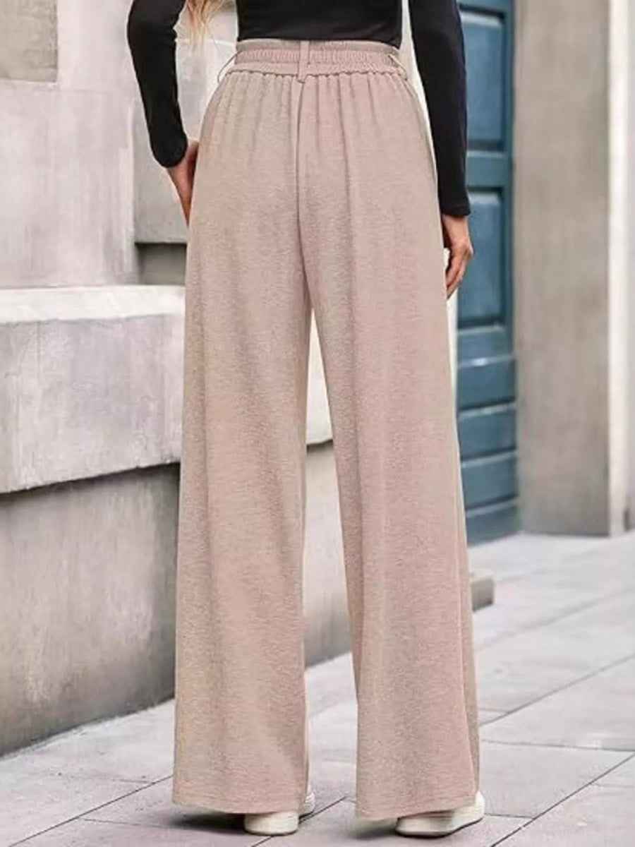 Wide - Leg Pants - CELIVINE
