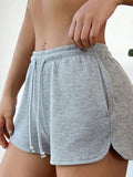 Drawstring Shorts with Pockets - CELIVINE