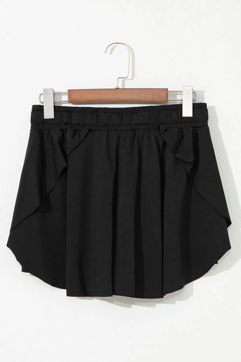 Drawstring Active Skorts - CELIVINE