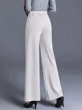 High - Waisted Wide Leg Pants - CELIVINE