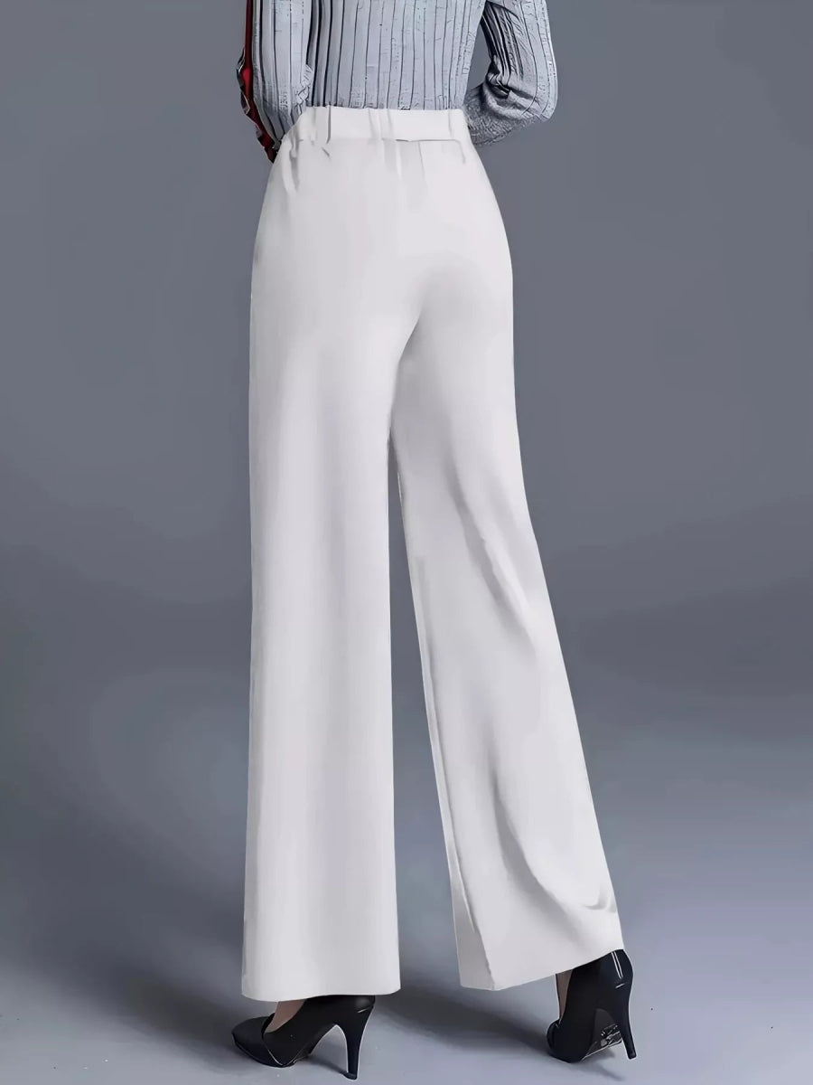 High - Waisted Wide Leg Pants - CELIVINE