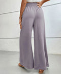 High - Waisted Wide Leg Pants - CELIVINE
