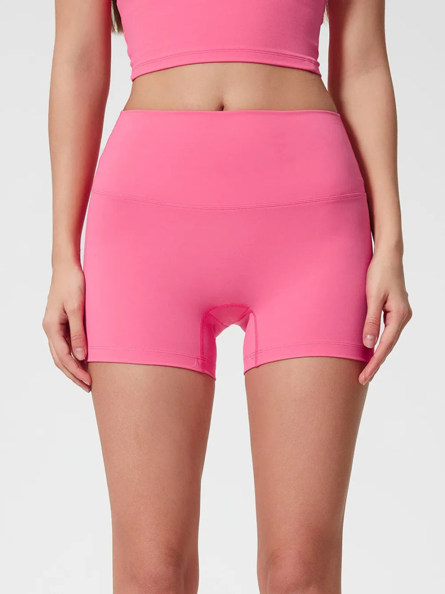 High Waist Active Shorts - CELIVINE