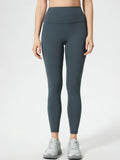 Wide Waistband Active Leggings - CELIVINE