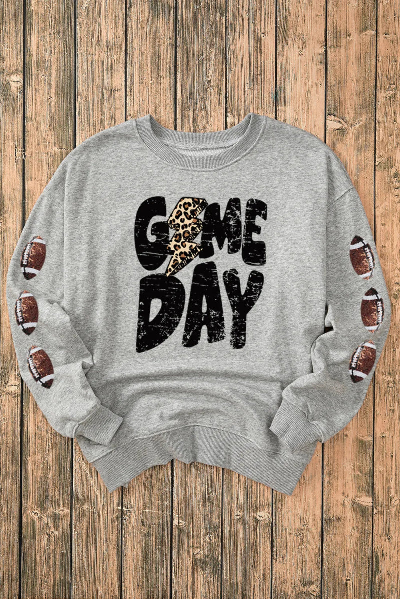 GAME DAY Football Long Sleeve Sweatshirt - CELIVINE