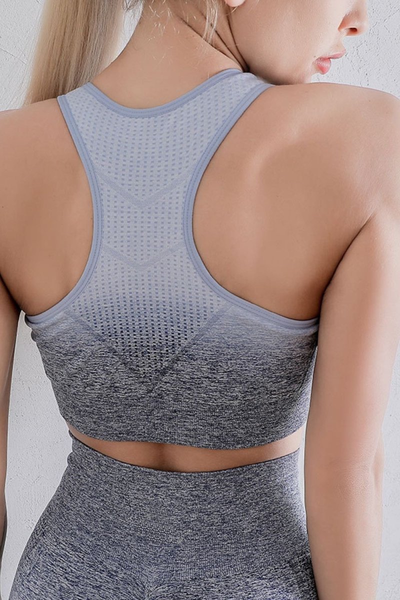 Gradient Racerback Sports Bra - CELIVINE