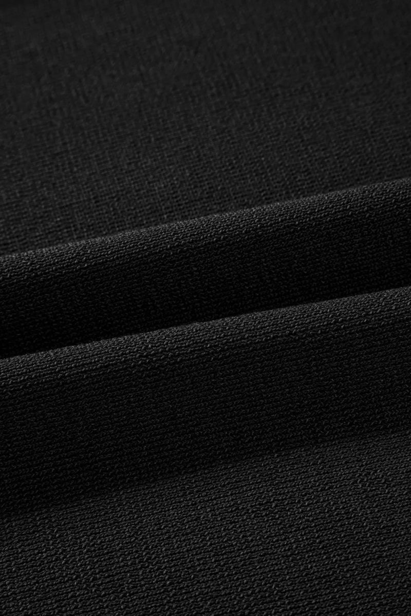 Contrast Trim Round Neck Top and Pants Set - CELIVINE