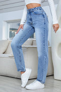 Straight Jeans with Pockets - CELIVINE
