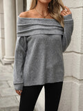 Turtleneck Long Sleeve Sweater - CELIVINE