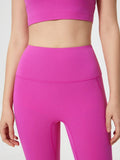 Wide Waistband Active Leggings - CELIVINE
