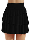 Tiered Ruffle Active Skort - CELIVINE