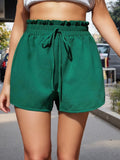 Frill High Waist Shorts - CELIVINE