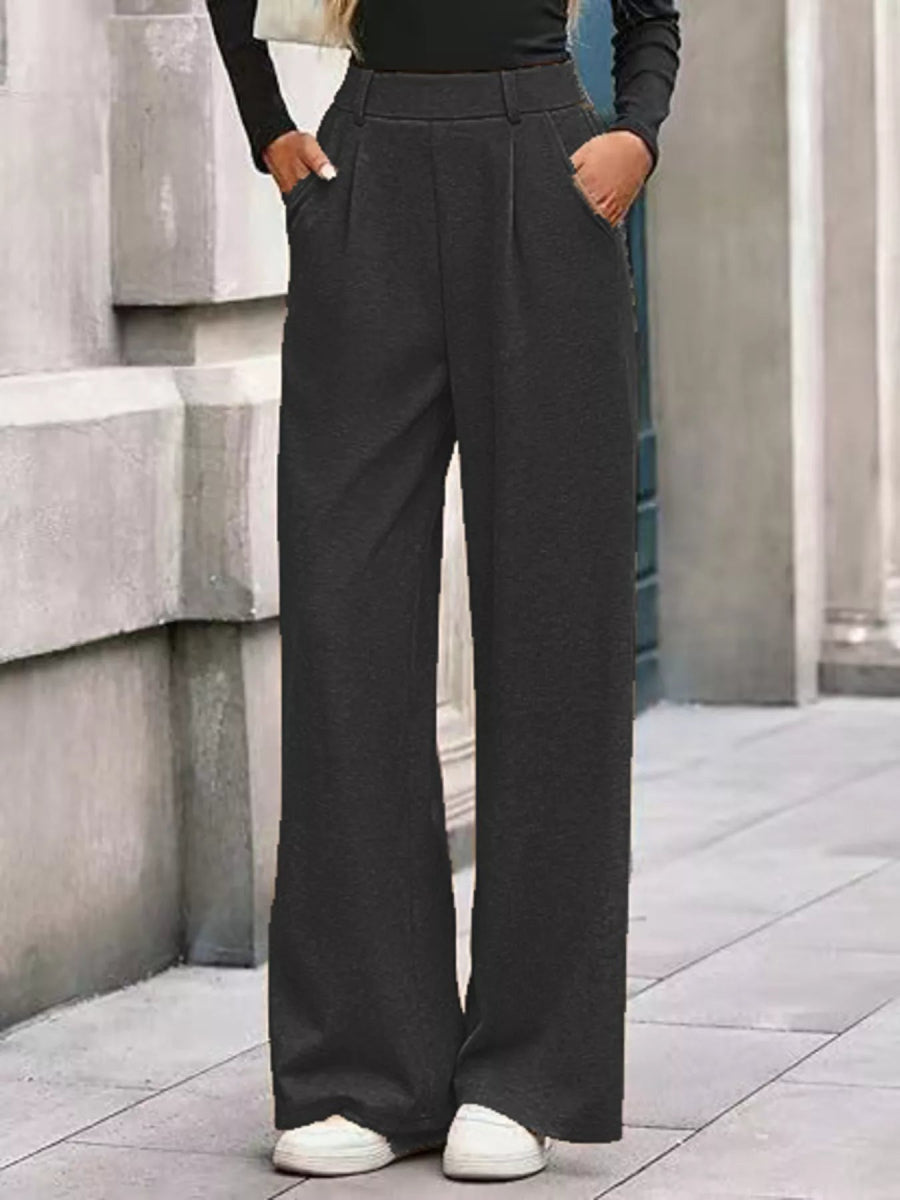 Wide - Leg Pants - CELIVINE