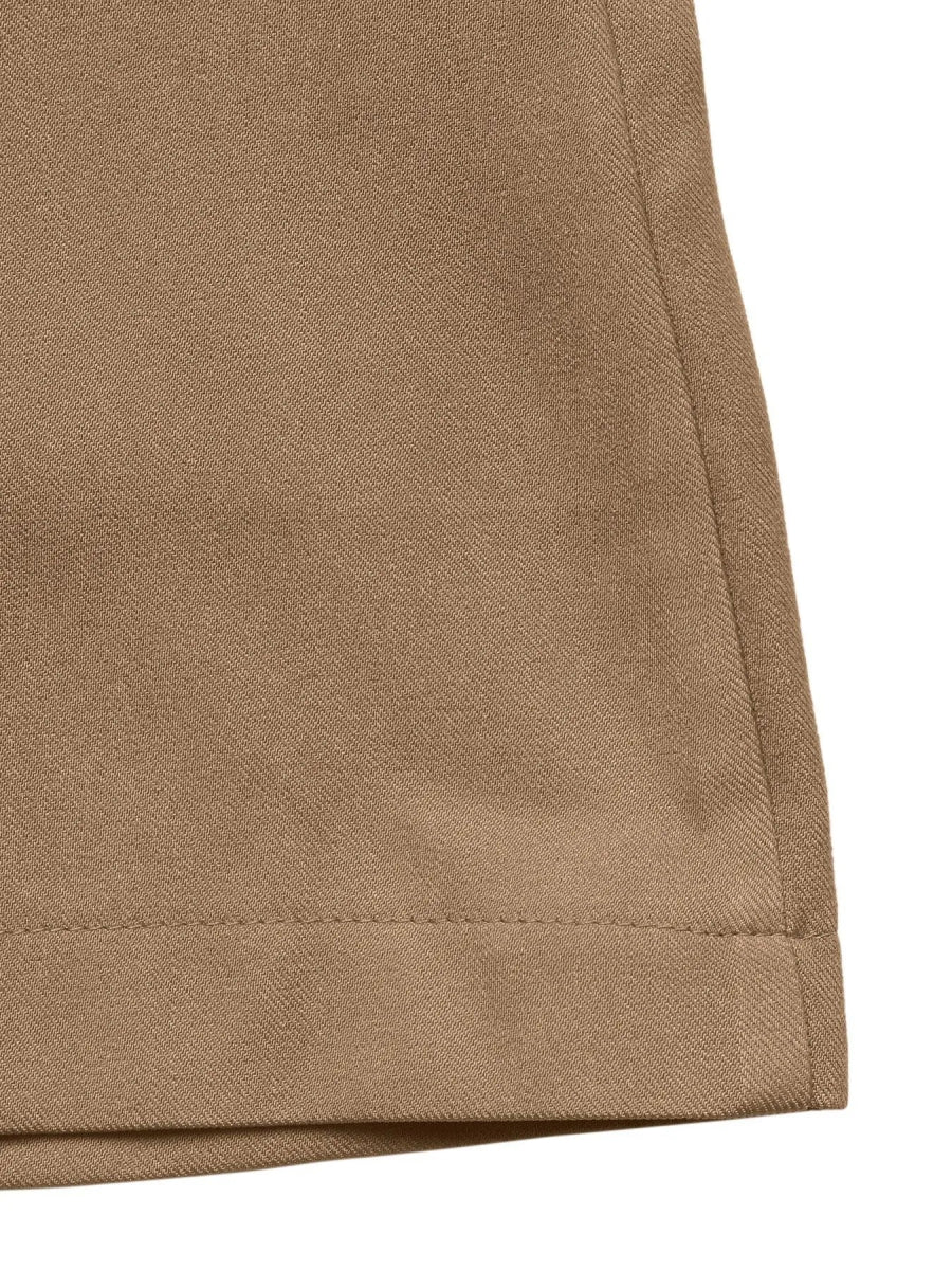 Lapel Collar Leopard Cuff Long Sleeve Blazer - CELIVINE