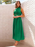 Single Shoulder Midi Dress - CELIVINE