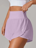 Pocketed High Waist Active Shorts - CELIVINE