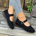 Round Toe Mesh Slip - Ons - CELIVINE