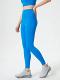 Wide Waistband Active Leggings - CELIVINE