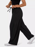 Drawstring Wide Leg Pants - CELIVINE