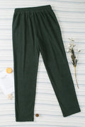 Drawstring Straight Pants with Pockets - CELIVINE